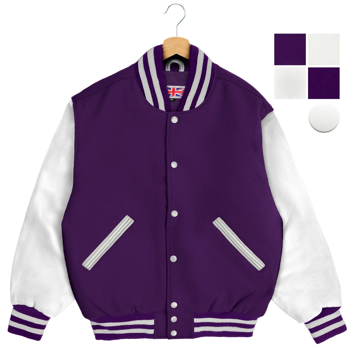 Purple / White