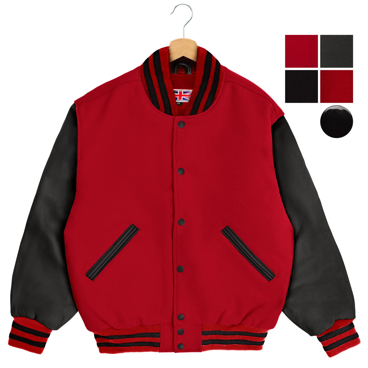 Maroon / Black