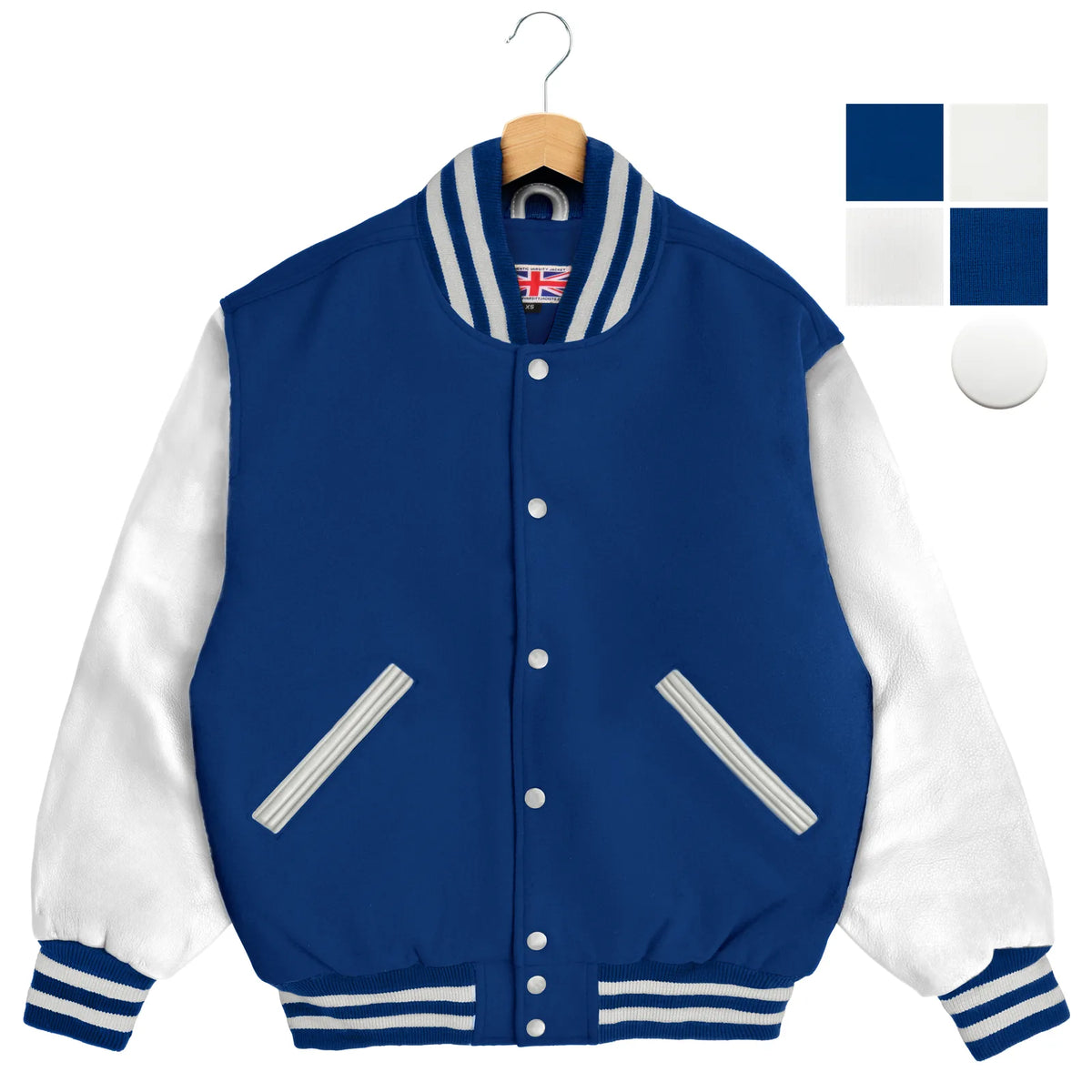 Royal Blue / White
