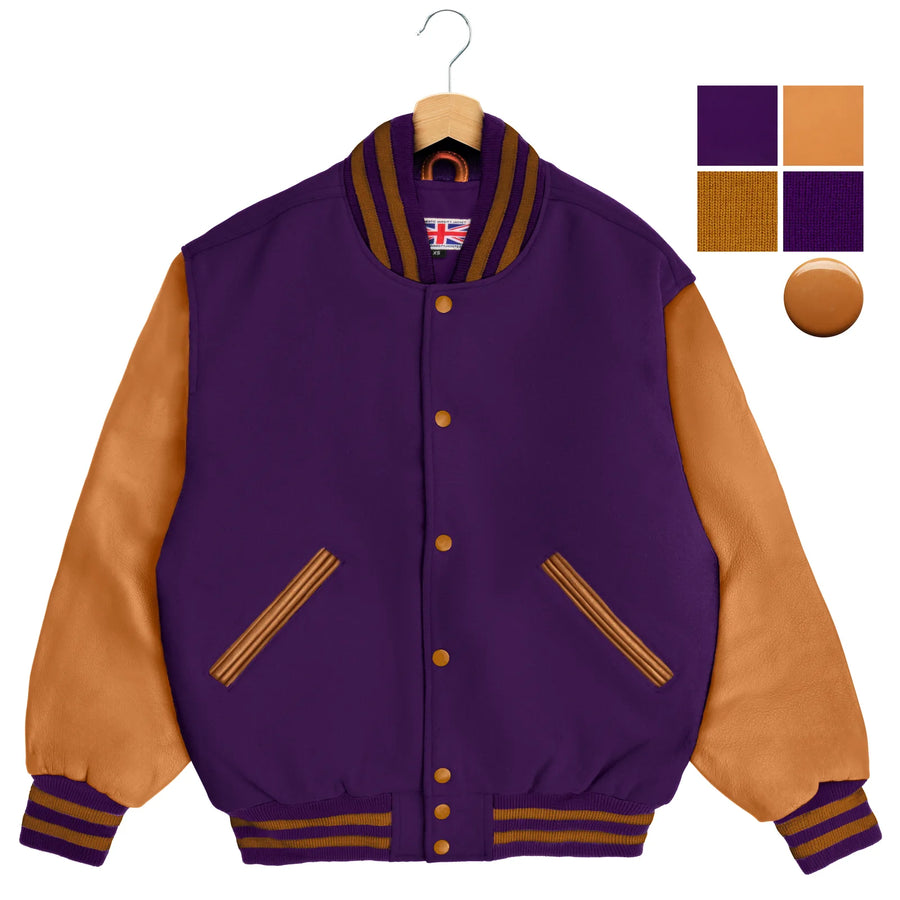Purple / Tan