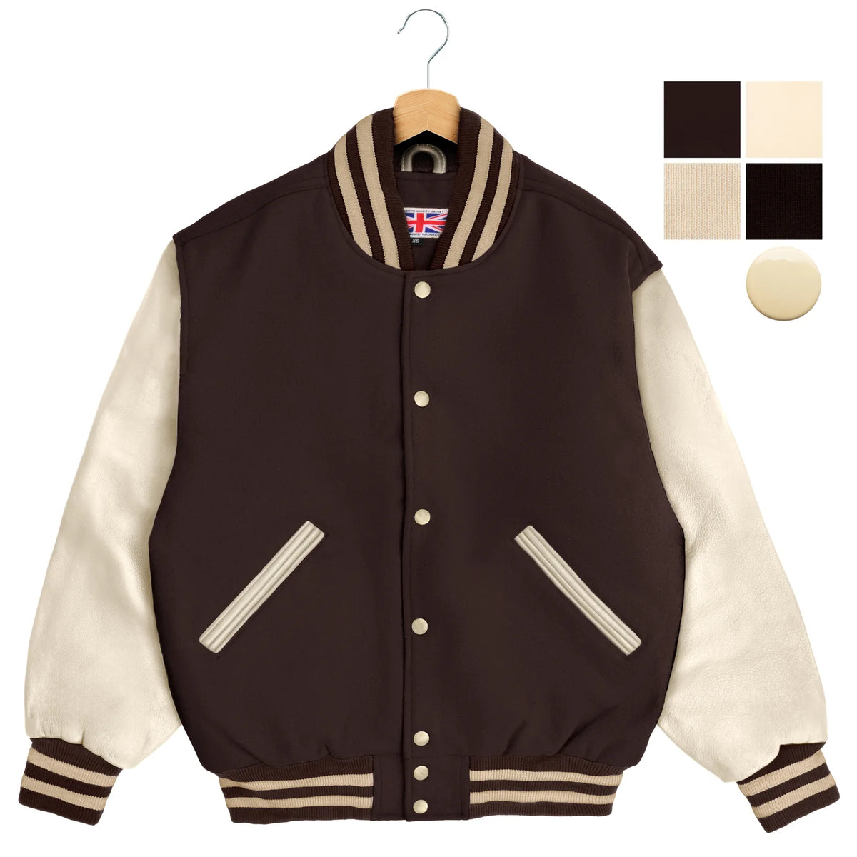 Brown / Off White